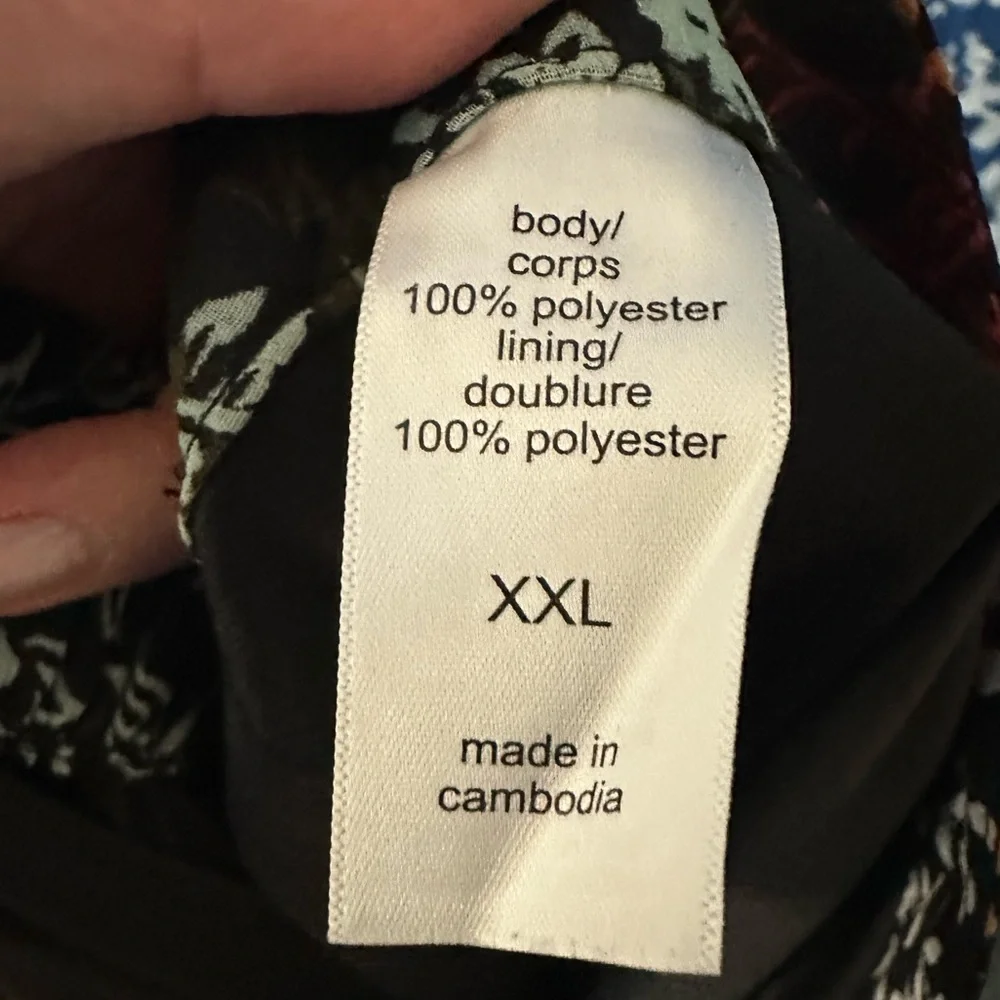 Maurices Patchwork Maxi Skirt - Boho Floral Multicolour XXL - Picture 15 of 16